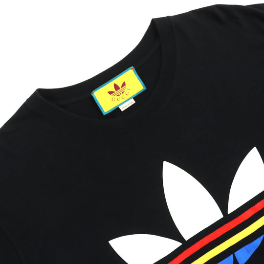 GUCCI Short sleeve T-shirt 616036 Main: 100% cotton Black multicolor mens M Used Authentic