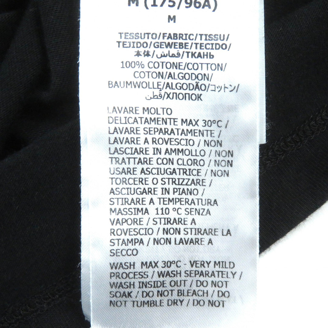 GUCCI Short sleeve T-shirt 616036 Main: 100% cotton Black multicolor mens M Used Authentic