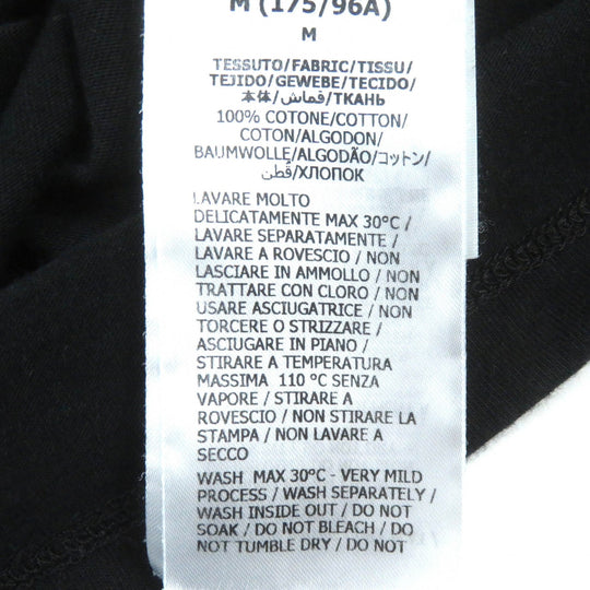 GUCCI Short sleeve T-shirt 616036 Main: 100% cotton Black multicolor mens M Used Authentic