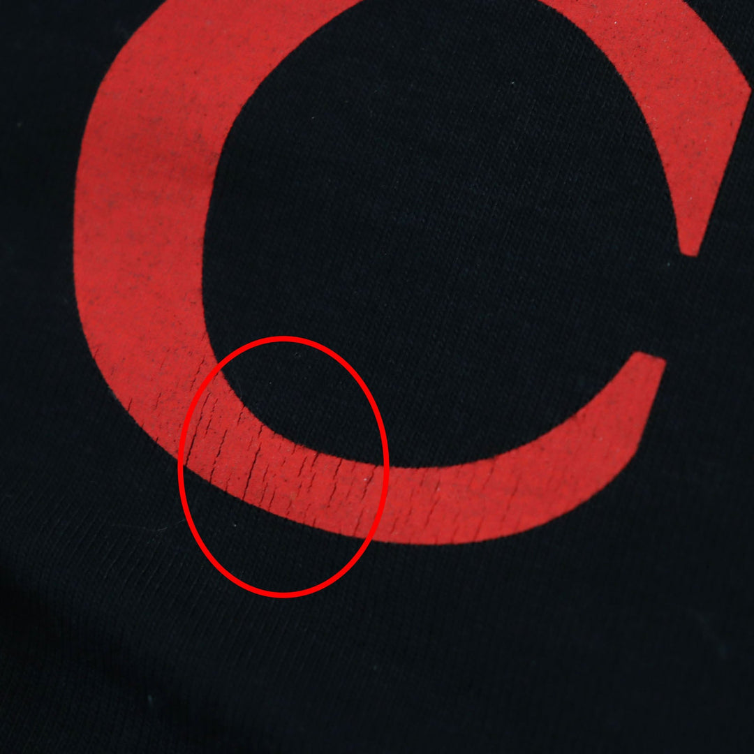 GUCCI Short sleeve T-shirt 727694 Main: 100% cotton black mens S Used Authentic