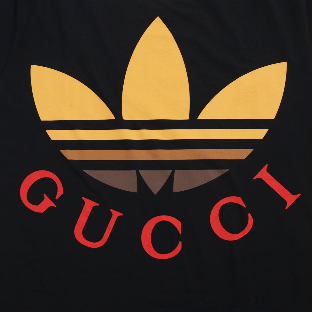 GUCCI Short sleeve T-shirt 727694 Main: 100% cotton black mens S Used Authentic