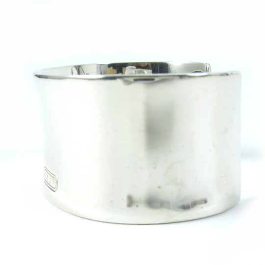 TIFFANY&Co. Bangle Main�FSV925 Silver Wide cuffs 1837 Women Used Authentic