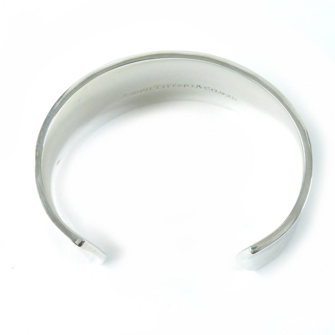 TIFFANY&Co. Bangle Main�FSV925 Silver Wide cuffs 1837 Women Used Authentic