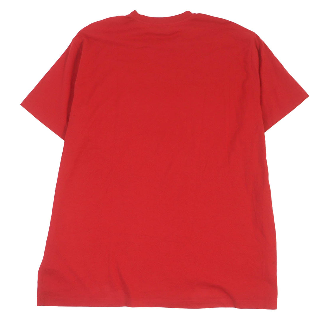 BURBERRY Short sleeve T-shirt 8011540 Main: 100% cotton Red mens XL Used Authentic