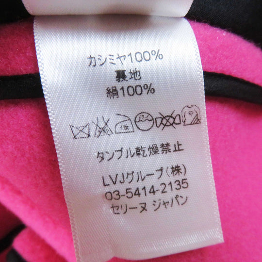CELINE coat 2 8H13/4903 Outer: 100% cashmere, Lining: 100% silk pink Egg Crombie Coat Women 34 Used Authentic