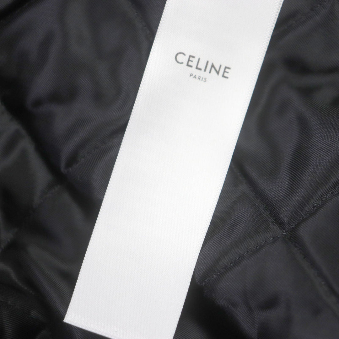 CELINE Track jacket 2Y880426S Outer: 100% polyester, Lining: 100% rayon, Filling: 100% polyester Black White mens L Used Authentic