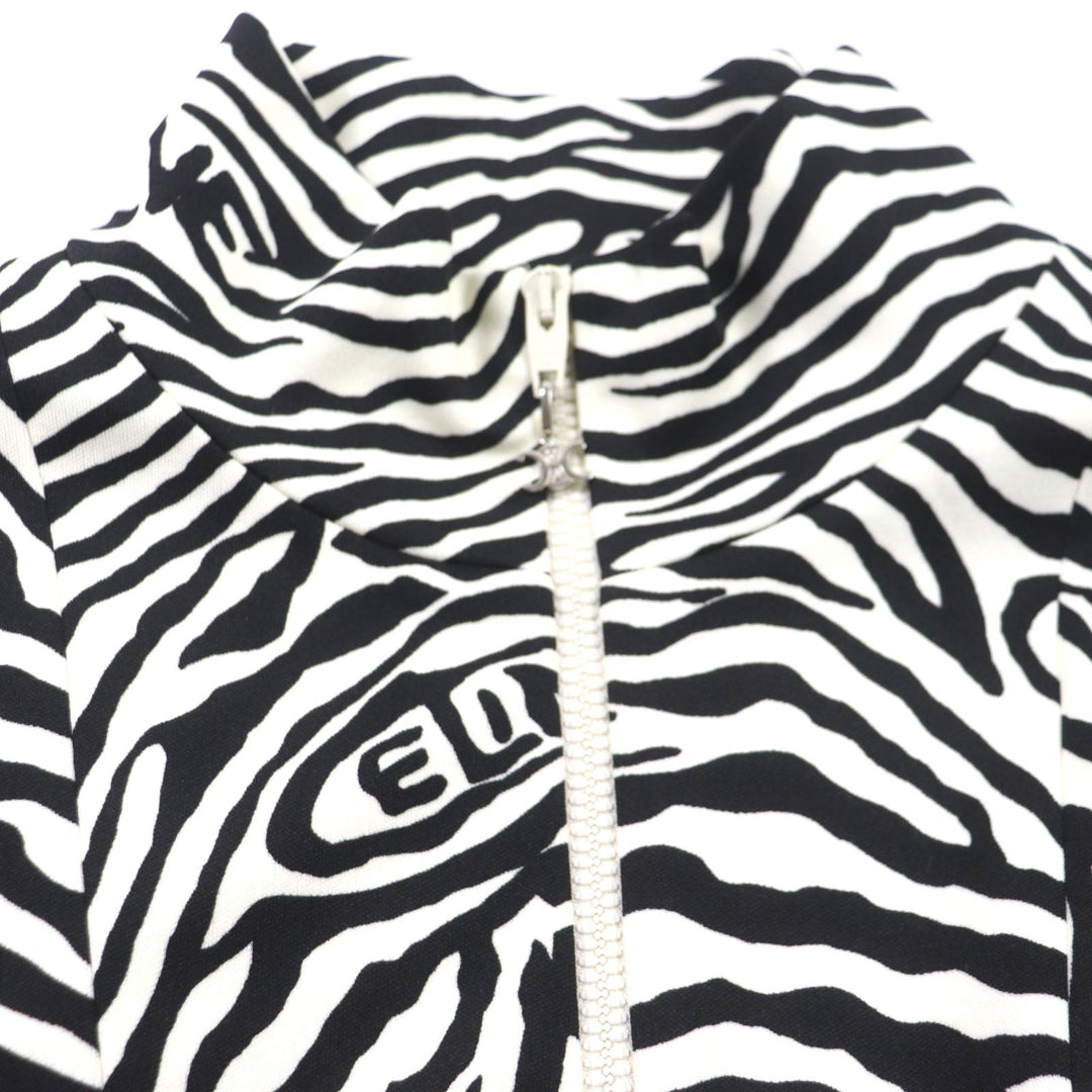 CELINE Track jacket 2Y880426S Outer: 100% polyester, Lining: 100% rayon, Filling: 100% polyester Black White mens L Used Authentic