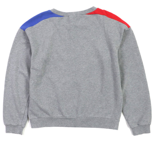 CELINE pullover 2Y819670Q Main: 100% cotton Grey Red Blue mens S Used Authentic