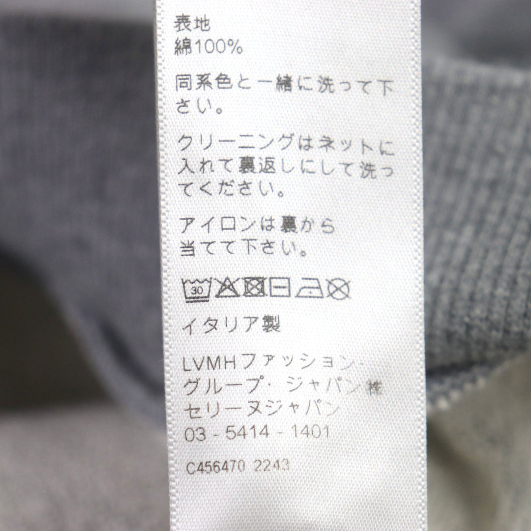 CELINE pullover 2Y819670Q Main: 100% cotton Grey Red Blue mens S Used Authentic