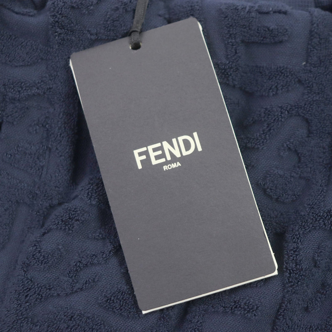 FENDI Shorts FB0689 Main: 87% cotton, Main: 13% nylon, Part: 100% cotton Navy mens 46 Used Authentic