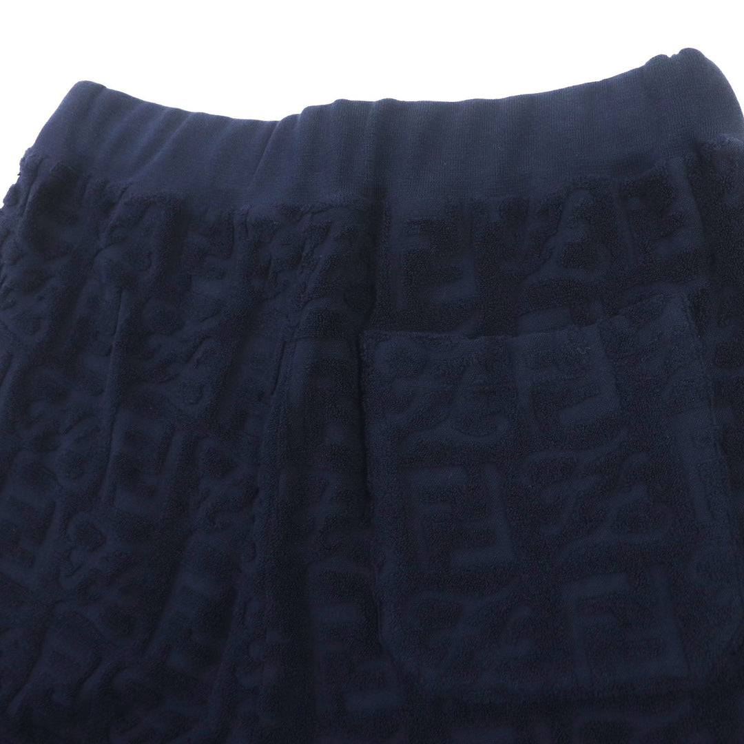 FENDI Shorts FB0689 Main: 87% cotton, Main: 13% nylon, Part: 100% cotton Navy mens 46 Used Authentic