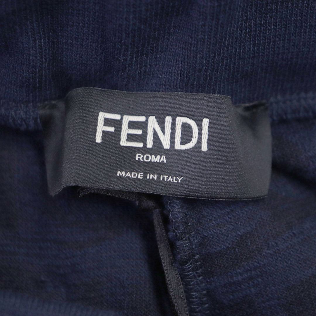 FENDI Shorts FB0689 Main: 87% cotton, Main: 13% nylon, Part: 100% cotton Navy mens 46 Used Authentic