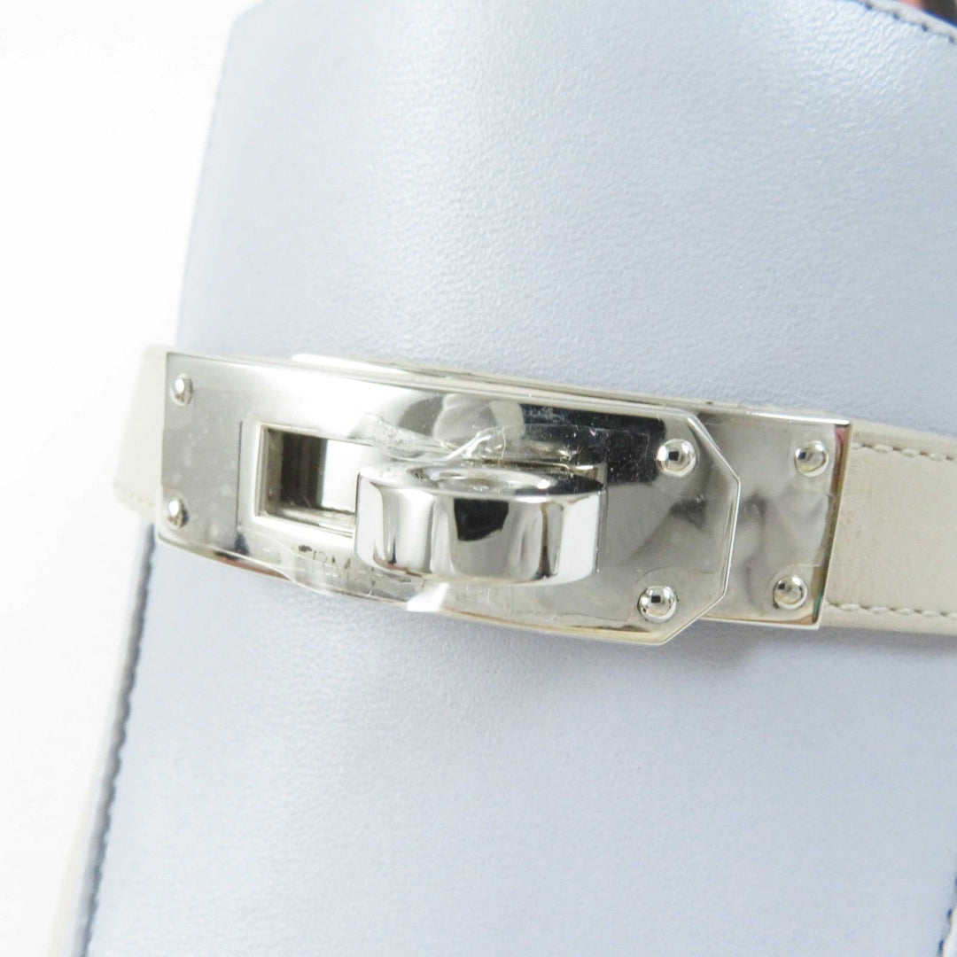 HERMES Mule Main: Leather Multi Blossom Women 36 1/2 Used Authentic