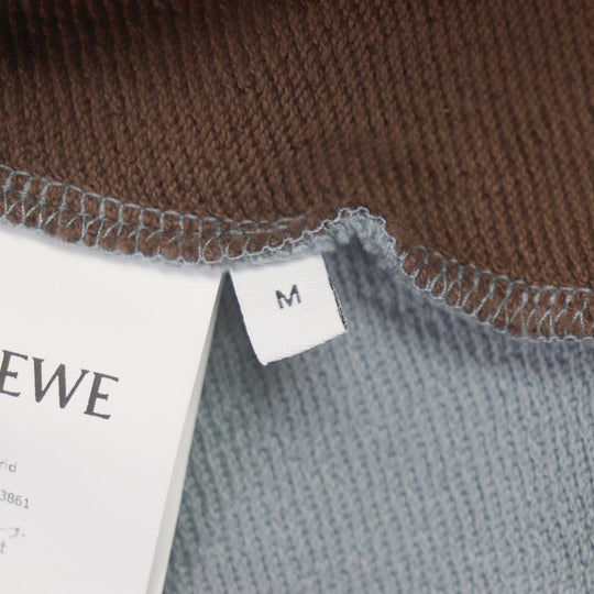 LOEWE Hoodie H526Y25J13 Main: 100% cotton, Part: 100% cotton, Leather part: Calfskin Multi mens M Used Authentic