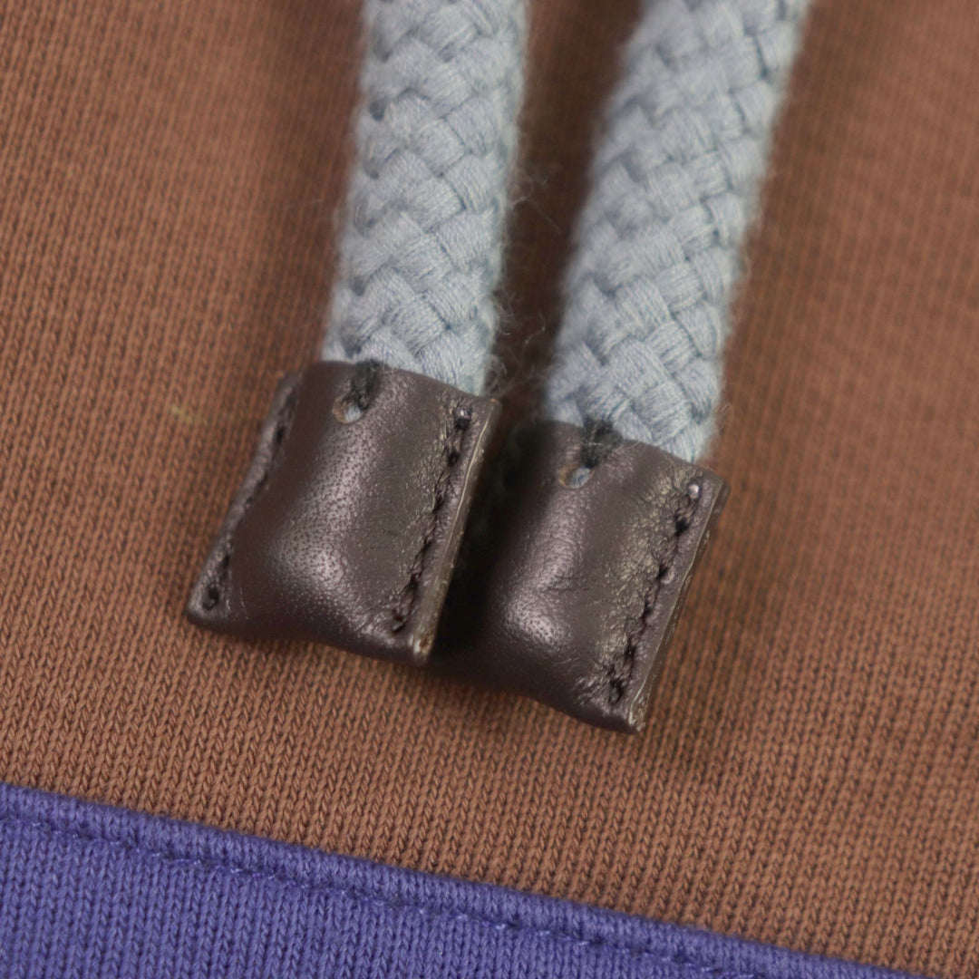 LOEWE Hoodie H526Y25J13 Main: 100% cotton, Part: 100% cotton, Leather part: Calfskin Multi mens M Used Authentic