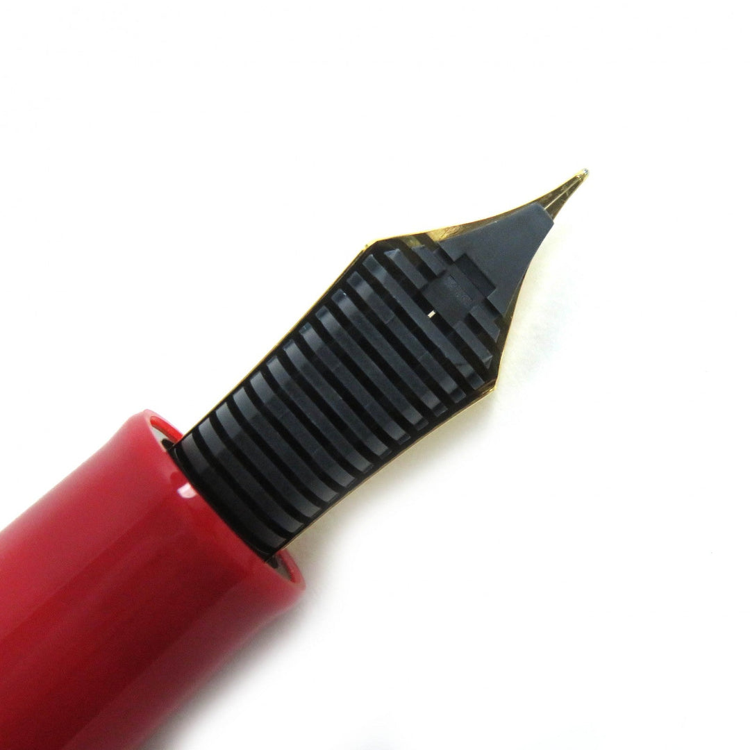 SAILOR fountain pen Body, PMMA resin, gold ion plating, nib: 14-year-old Red gold 60th Birthday Fountain Pen KAN mens Used Authentic