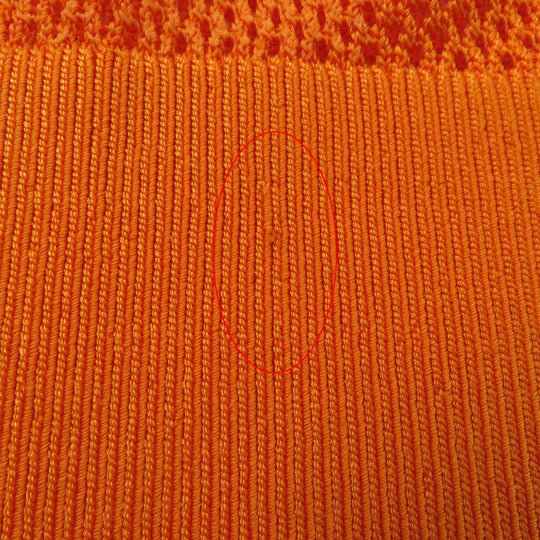 BURBERRY Tunic 8041344 Main: 97% cupra, Main: 2% nylon, Main: 1% elastane Orange Women S P Used Authentic