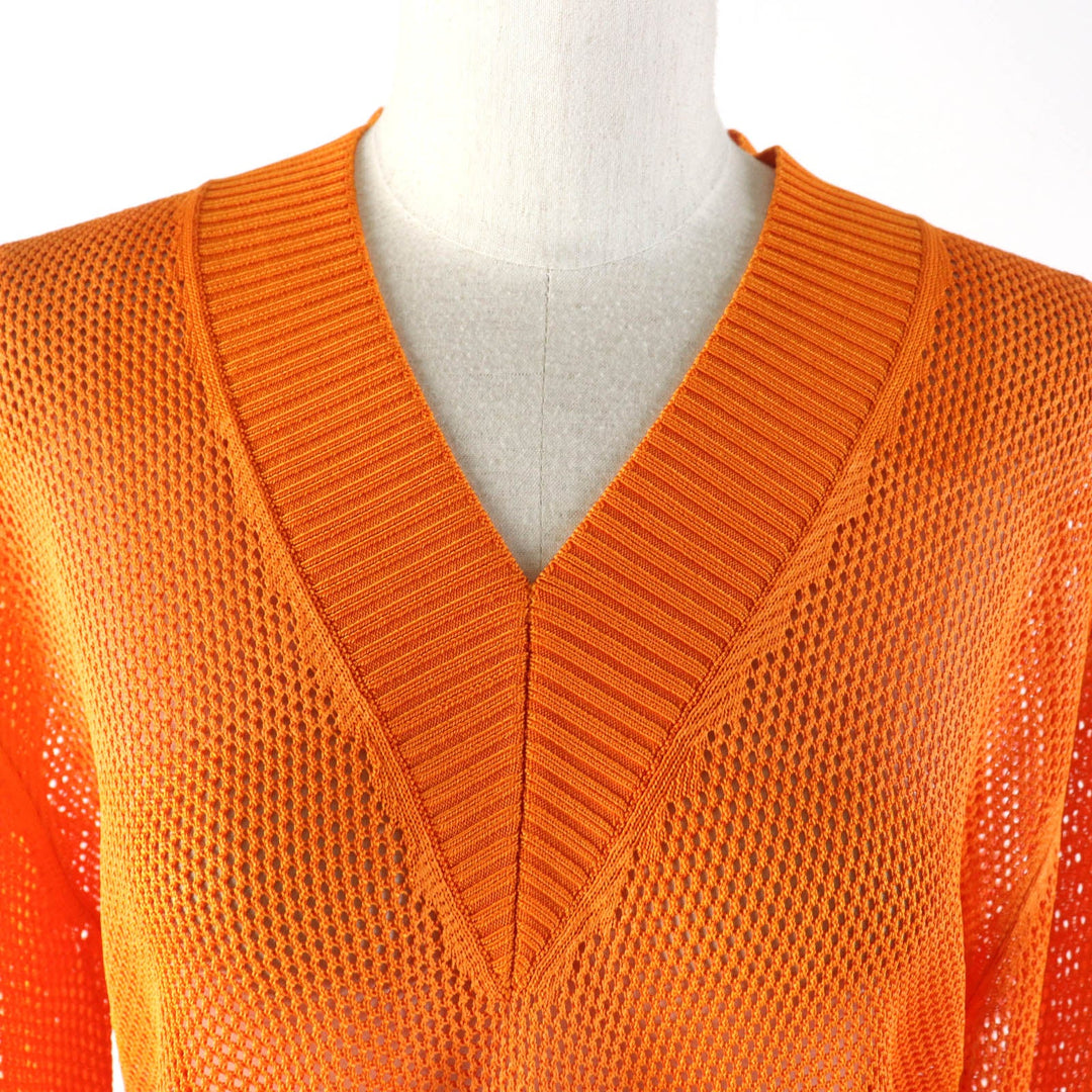 BURBERRY Tunic 8041344 Main: 97% cupra, Main: 2% nylon, Main: 1% elastane Orange Women S P Used Authentic