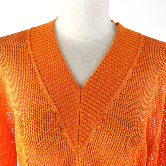 BURBERRY Tunic 8041344 Main: 97% cupra, Main: 2% nylon, Main: 1% elastane Orange Women S P Used Authentic
