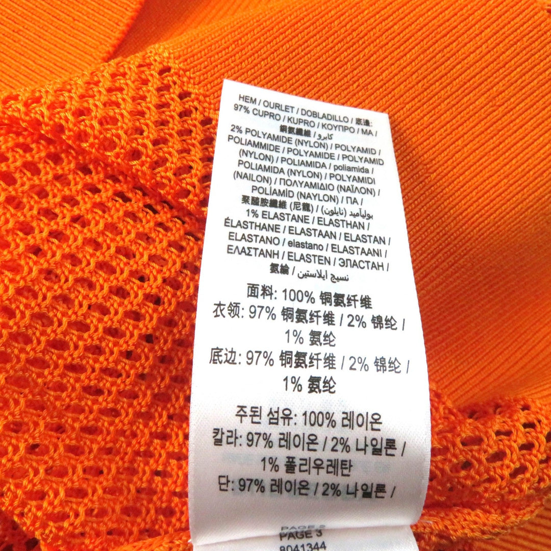 BURBERRY Tunic 8041344 Main: 97% cupra, Main: 2% nylon, Main: 1% elastane Orange Women S P Used Authentic