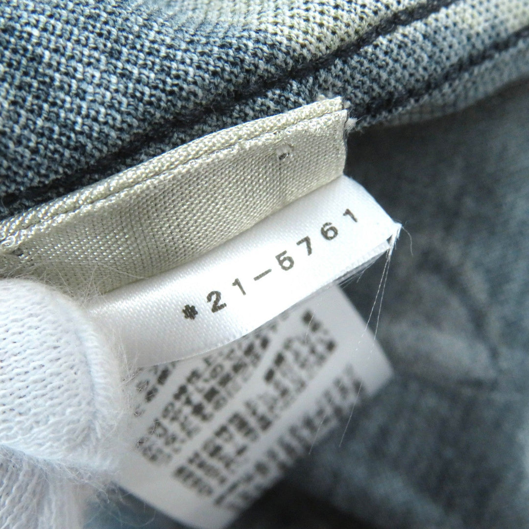 HERMES Short sleeve polo shirt Main: 100% cotton Navy multi-color mens L Used Authentic