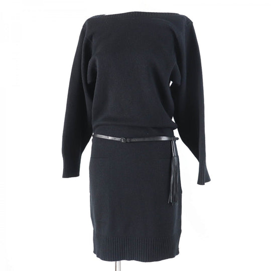 HERMES one piece cashmere black 36