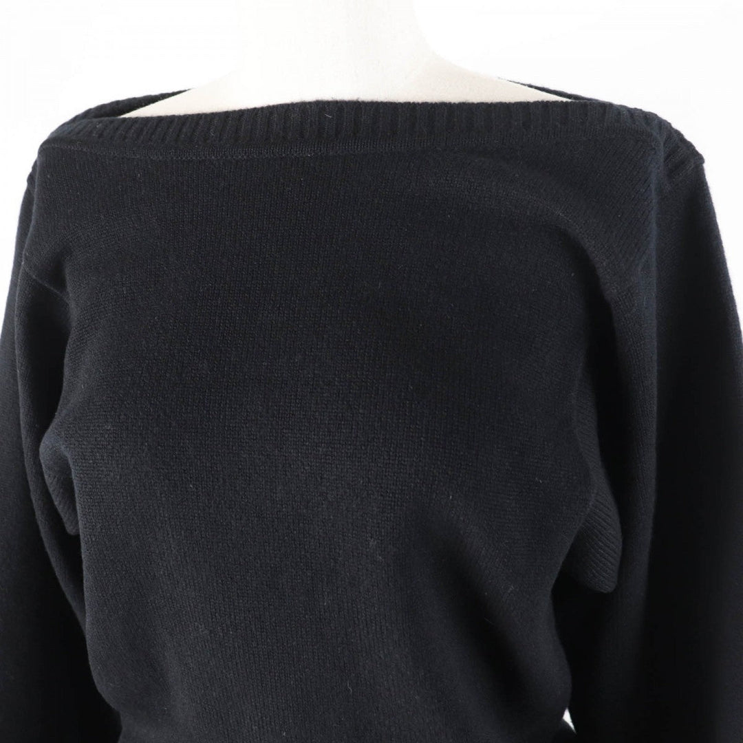 HERMES one piece cashmere black 36