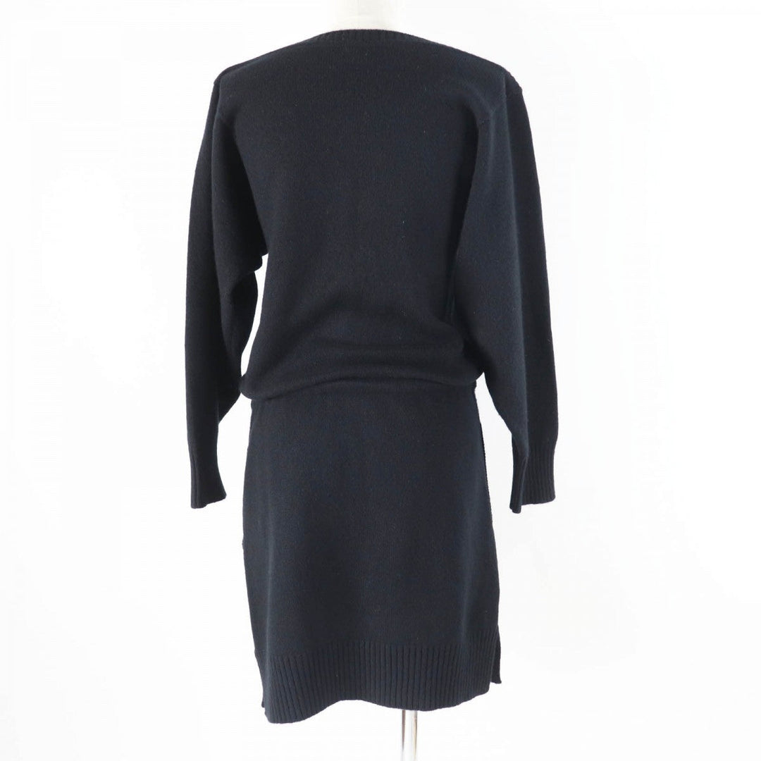 HERMES one piece cashmere black 36
