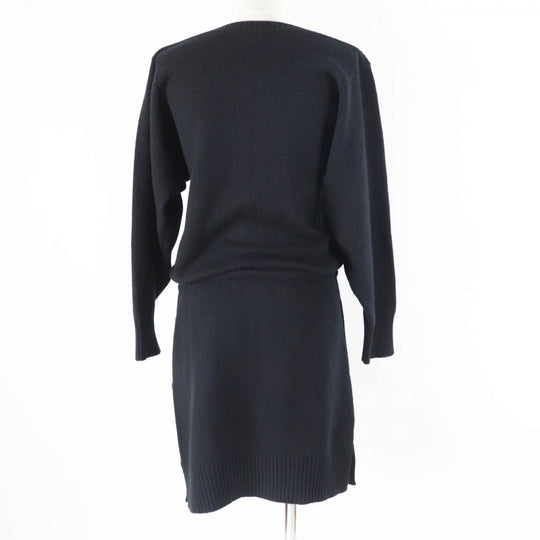 HERMES one piece cashmere black 36