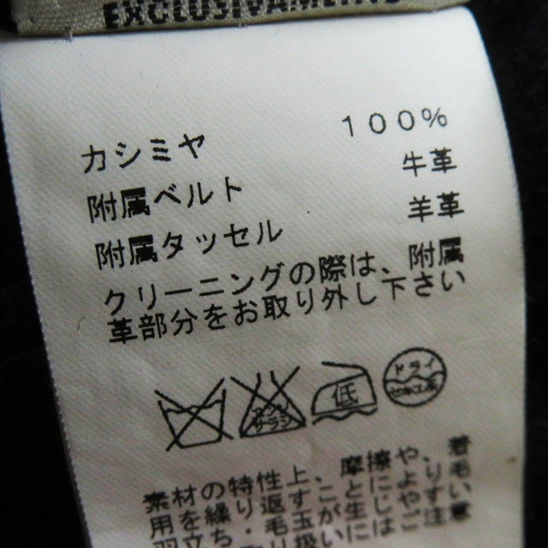 HERMES one piece cashmere black 36