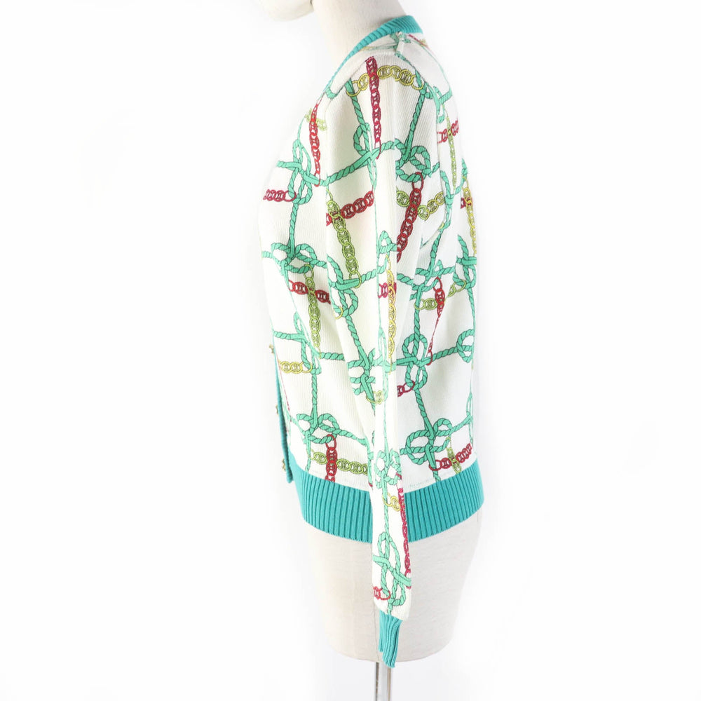 CELINE cardigan Main: 100% cotton multicolor Women 40 Used Authentic