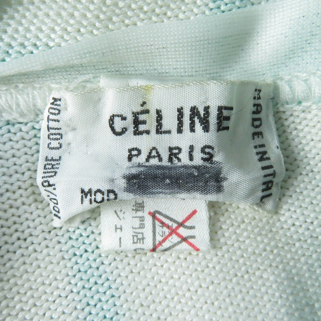 CELINE cardigan Main: 100% cotton multicolor Women 40 Used Authentic