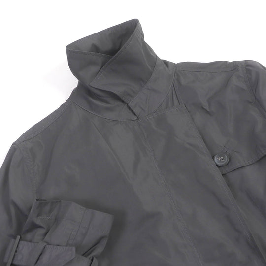 EMPORIO ARMANI trench coat Main: 100% polyester charcoal mens 44 Used Authentic