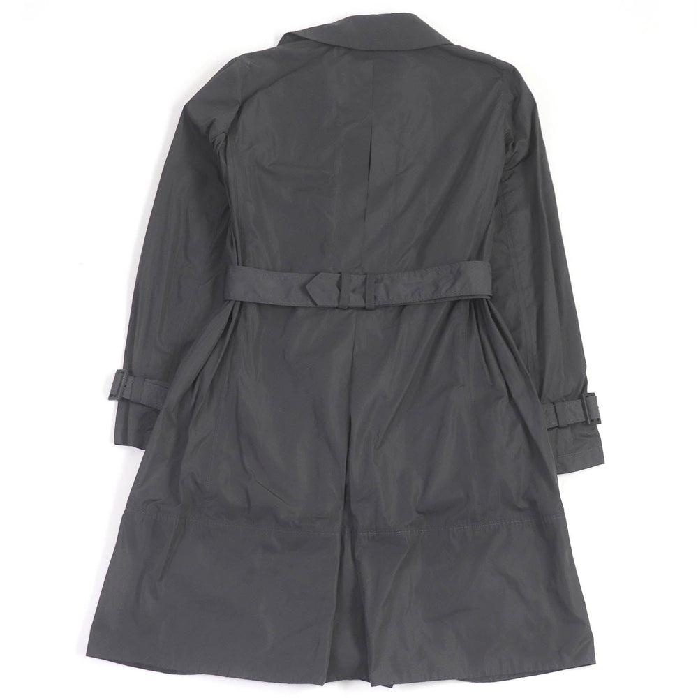 EMPORIO ARMANI trench coat Main: 100% polyester charcoal mens 44 Used Authentic