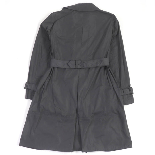 EMPORIO ARMANI trench coat Main: 100% polyester charcoal mens 44 Used Authentic