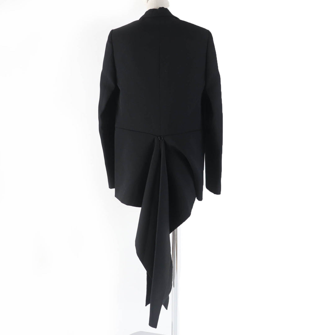BURBERRY tailored jacket 8046742 Main: 100% virgin wool, Lining: 100% silk, Sleeve lining: 100% silk, Part: 100% silk black Women 36 Used Authentic