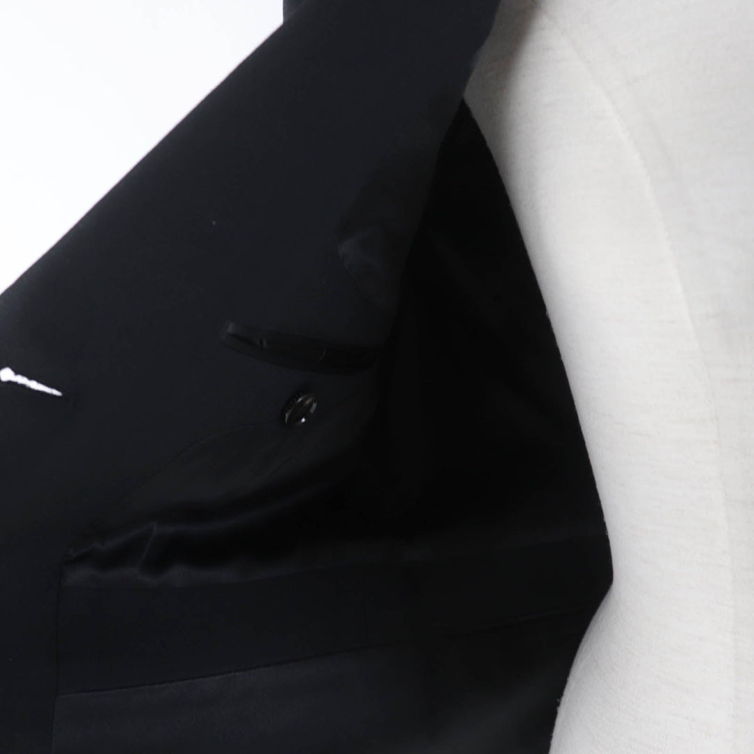 BURBERRY tailored jacket 8046742 Main: 100% virgin wool, Lining: 100% silk, Sleeve lining: 100% silk, Part: 100% silk black Women 36 Used Authentic