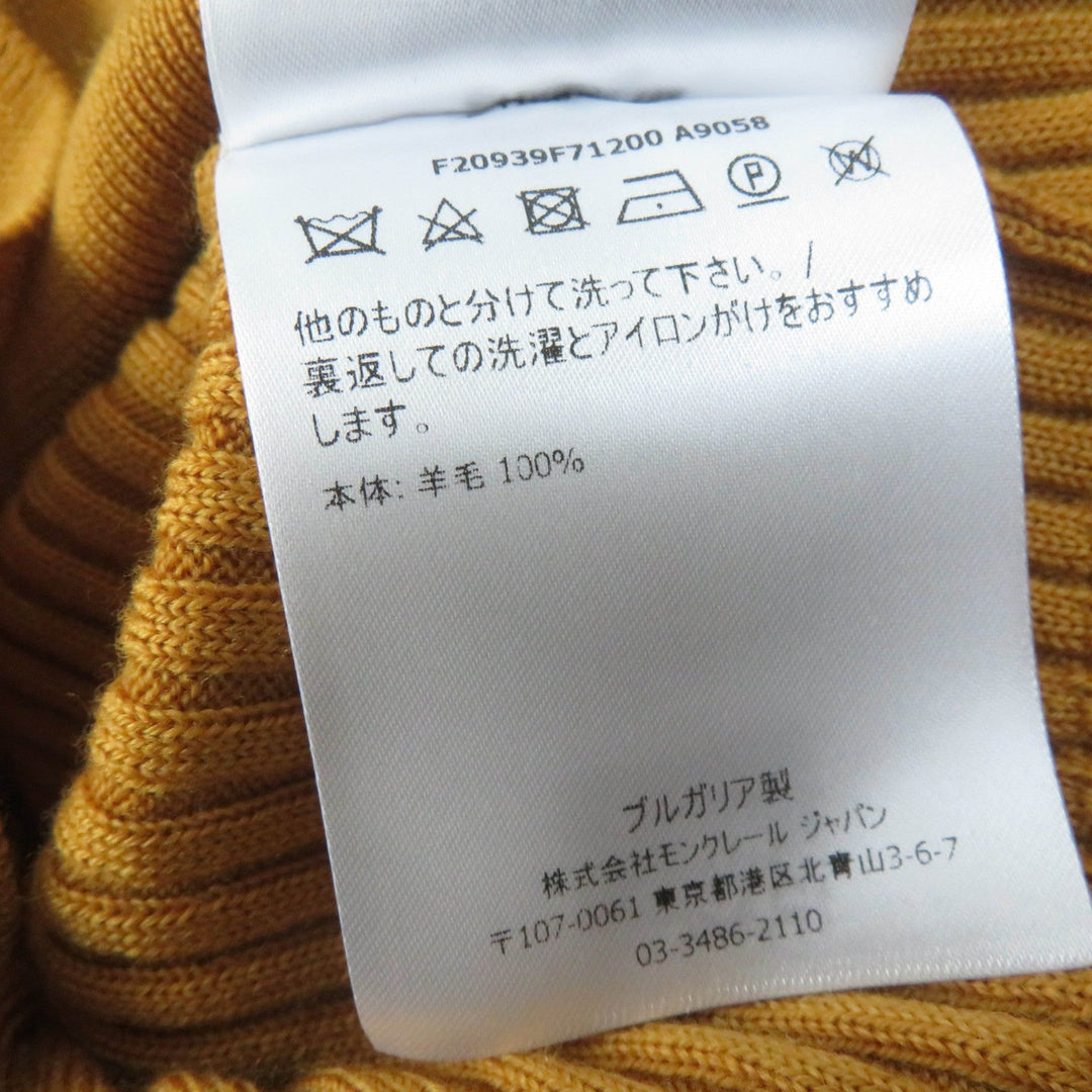 MONCLER knit wool mustard CICLISTA M