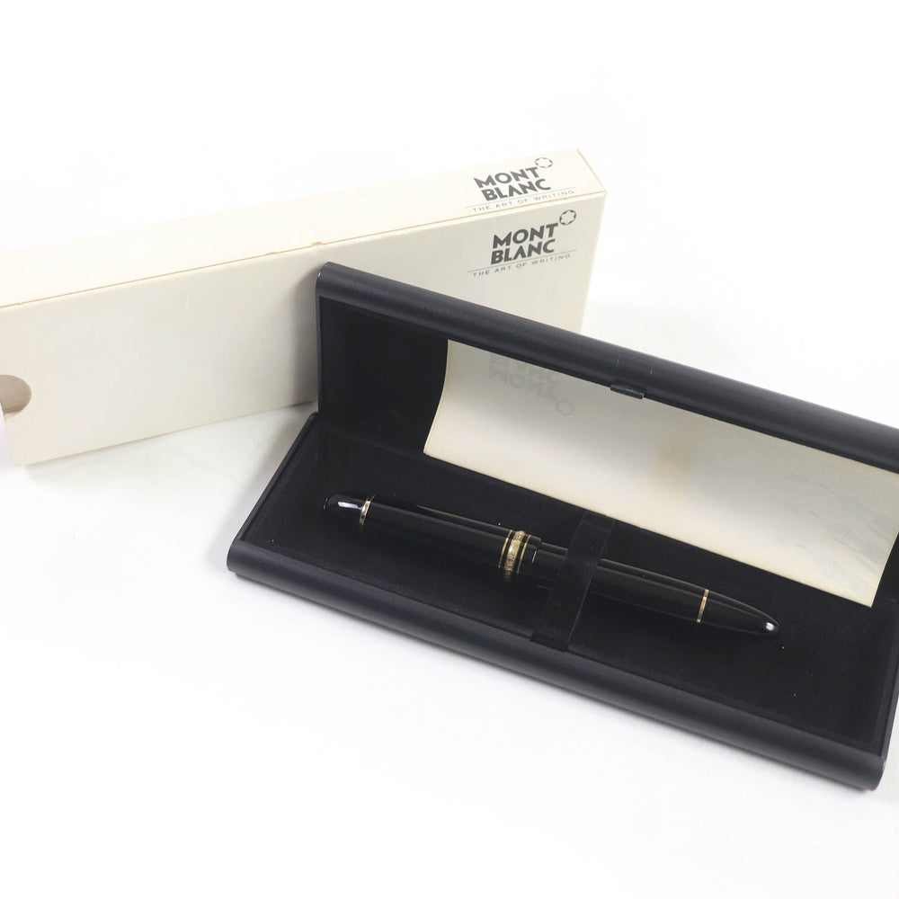 MONTBLANC fountain pen Pen point: K14 Black gold No.149 mens Used Authentic