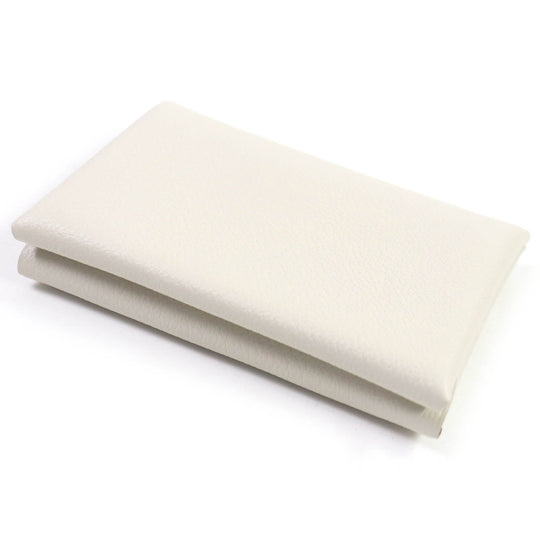 HERMES Coin case Main: Evercolor white Calvi duo mens(Unisex) Used Authentic