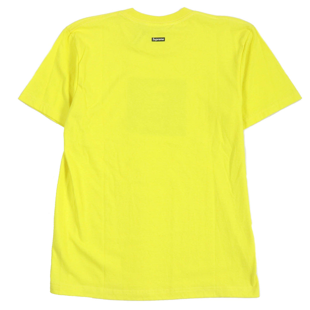 Supreme Short sleeve T-shirt Main: 100% cotton yellow mens S Used Authentic