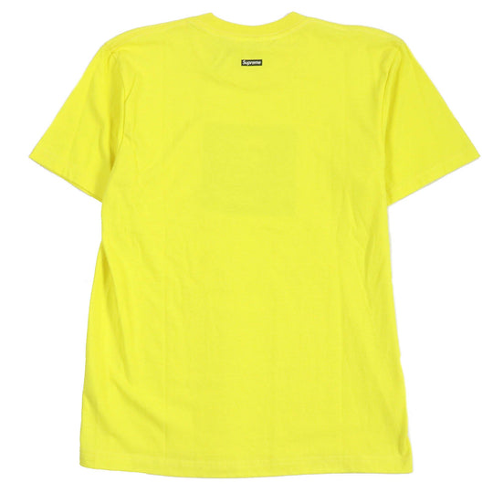 Supreme Short sleeve T-shirt Main: 100% cotton yellow mens S Used Authentic