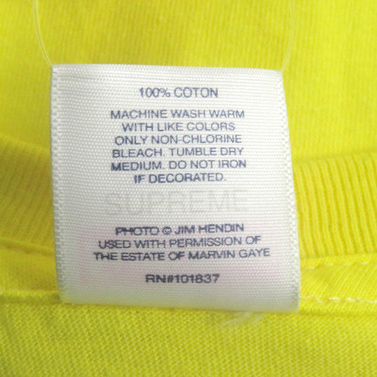Supreme Short sleeve T-shirt Main: 100% cotton yellow mens S Used Authentic