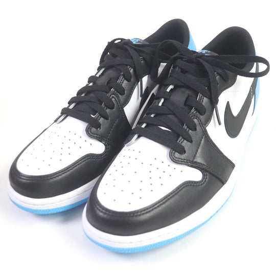 NIKE Low cut sneakers CZ0790-104 Main: Leather University Blue/Black/White AIR JORDAN 1 RETRO LOW OG mens 45 Used Authentic