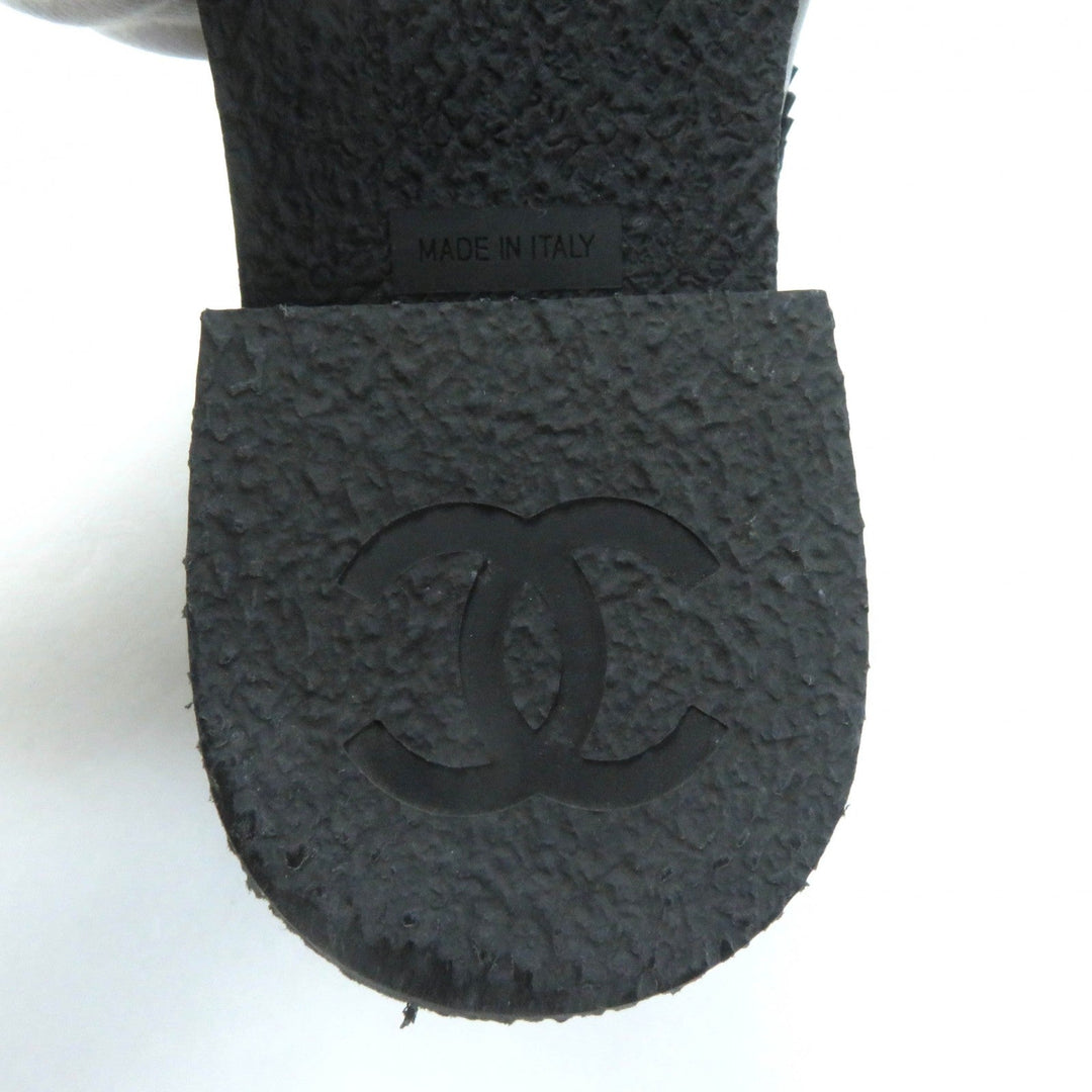 CHANEL Leather shoes G35316 Main: Leather, Part: Suede leather black Women Size unknown Used Authentic