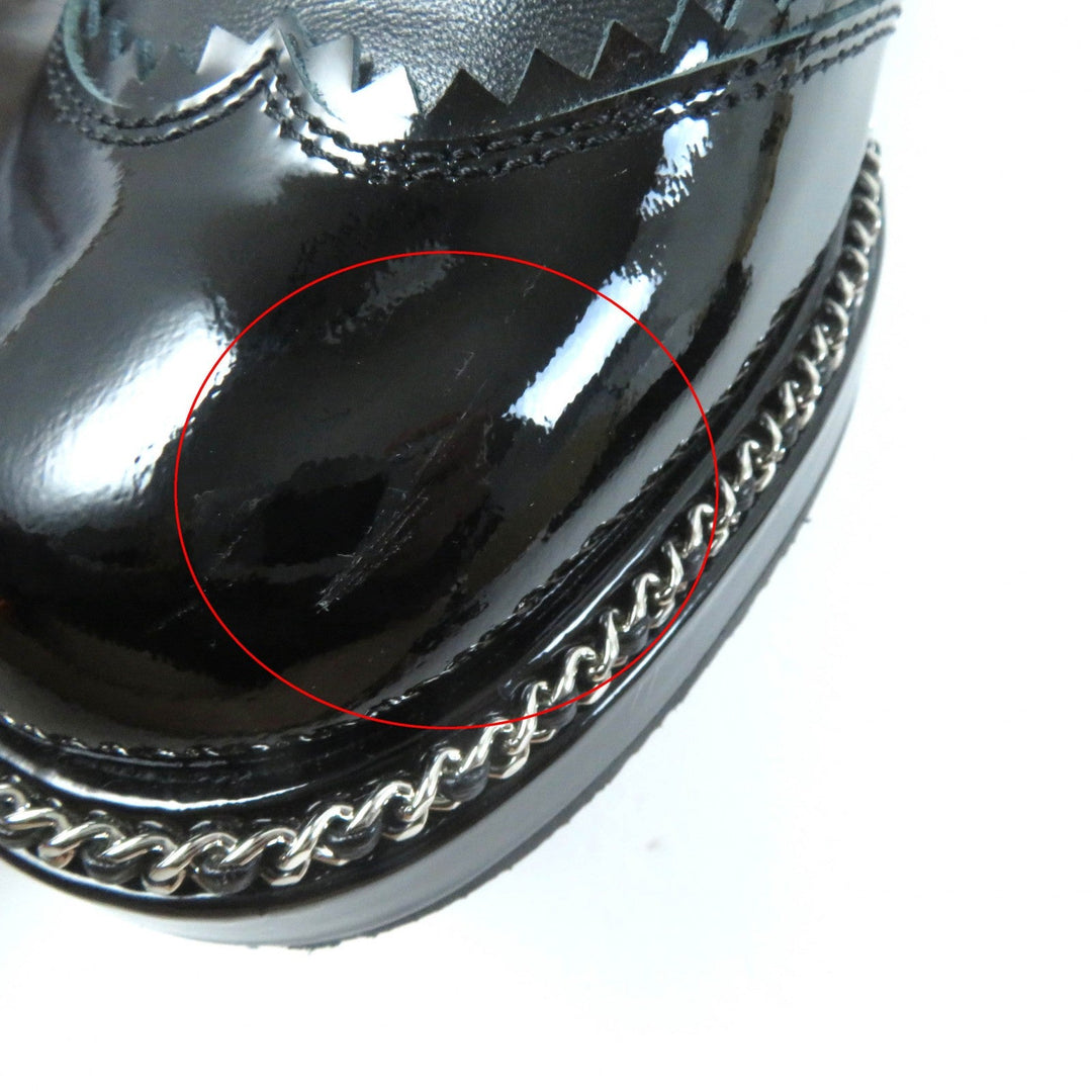 CHANEL Leather shoes G35316 Main: Leather, Part: Suede leather black Women Size unknown Used Authentic