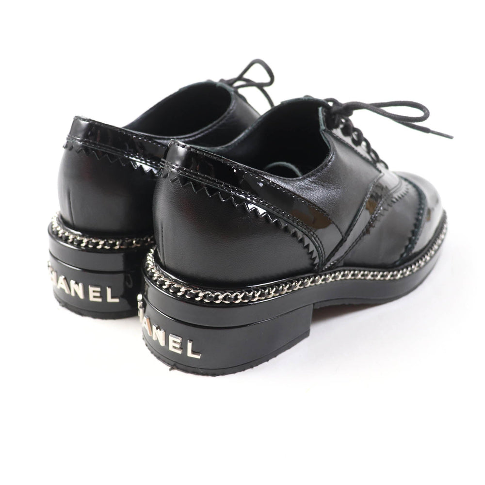 CHANEL Leather shoes G35316 Main: Leather, Part: Suede leather black Women Size unknown Used Authentic