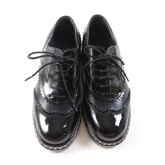 CHANEL Leather shoes G35316 Main: Leather, Part: Suede leather black Women Size unknown Used Authentic