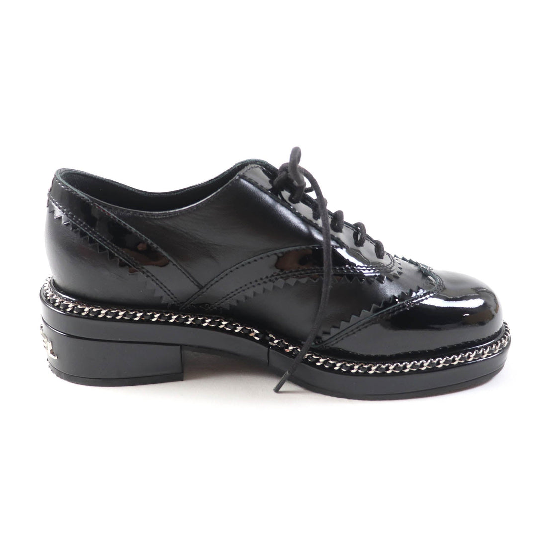 CHANEL Leather shoes G35316 Main: Leather, Part: Suede leather black Women Size unknown Used Authentic