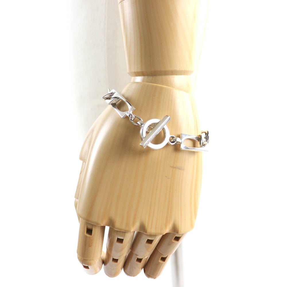 GUCCI bracelet Main�FSV925 Silver Women Used Authentic